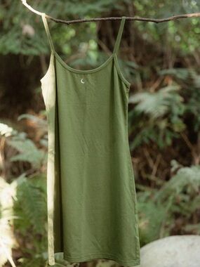 Purusha People Cedar Lune Slip Dress Size S Organic Cotton Lounge Dress